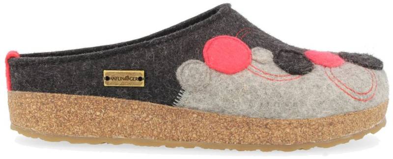 Haflinger Haflinger Grizzly Fizz Graphit Slipper von Haflinger
