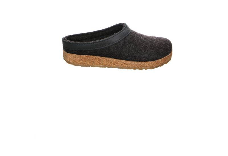 Haflinger Haflinger Grizzly Torben Leinen-Stoff Hausschuhe Winter grau Pantoffel von Haflinger