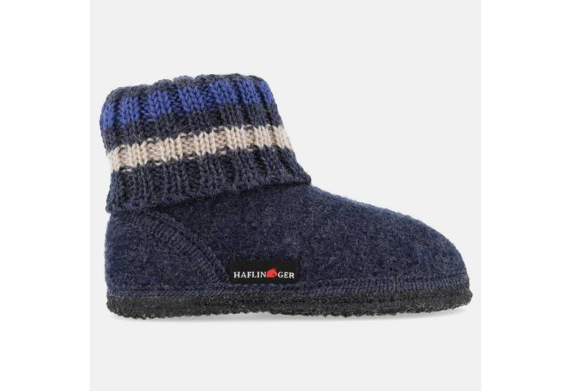 Haflinger Hüttenschuh Paul aus reiner Schurwolle Hausschuh von Haflinger