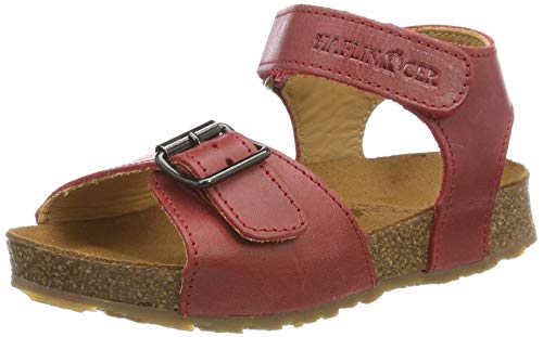 Haflinger Jungen Max Riemchensandalen, Rot 771), 25 EU von HAFLINGER