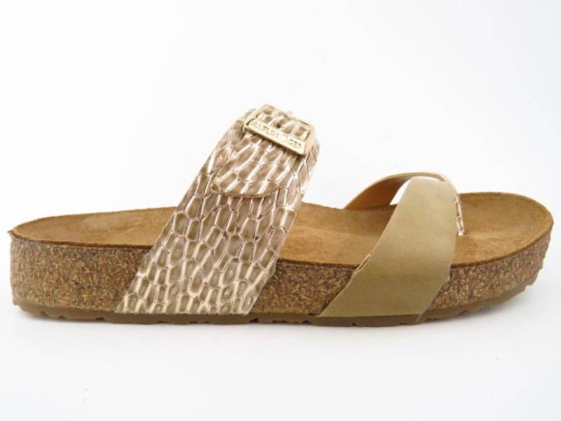 Haflinger Juno gold Pantolette von Haflinger