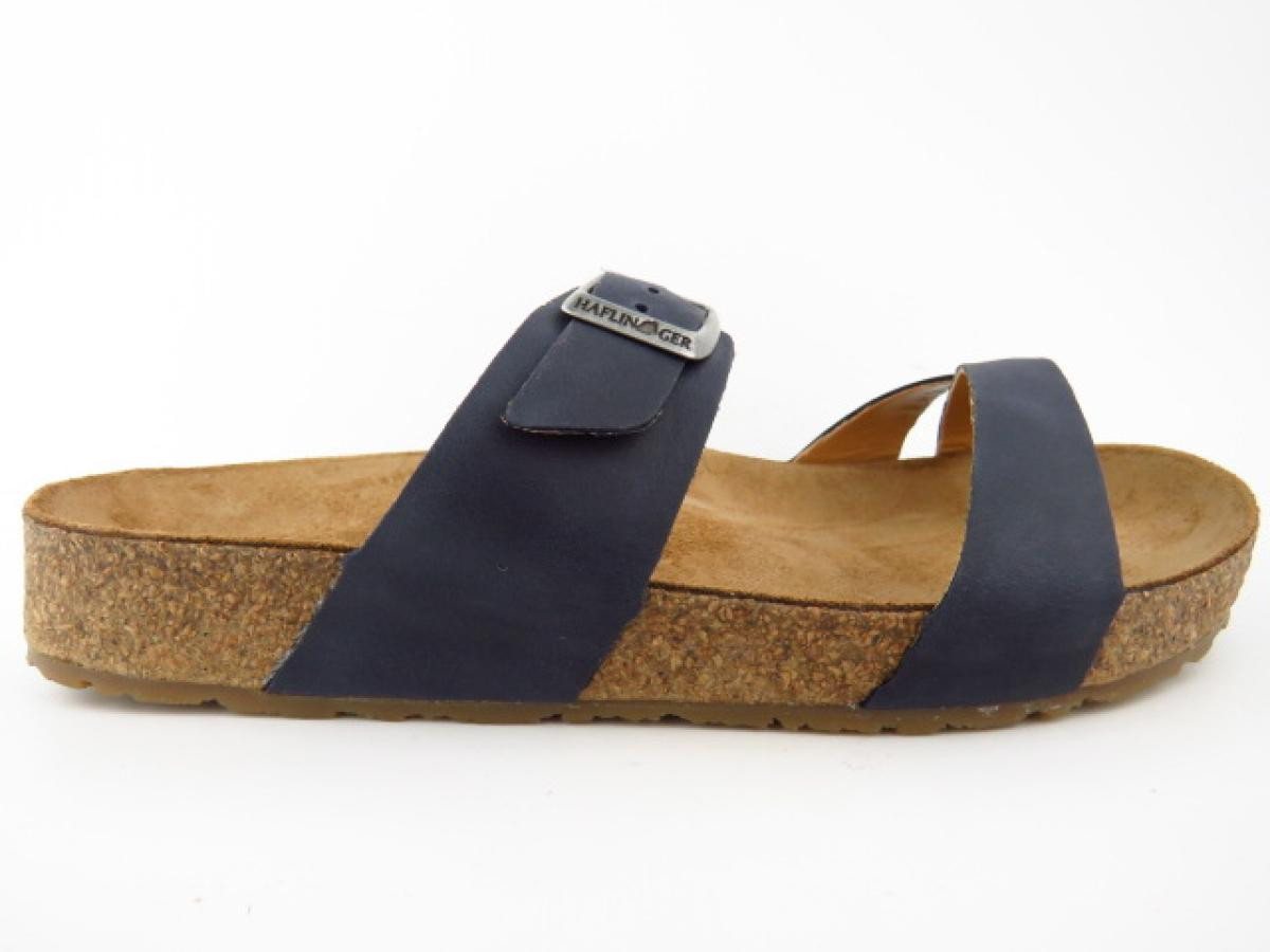 Haflinger Juno marine country Pantolette von Haflinger