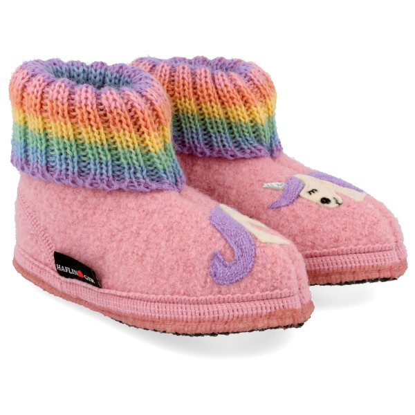 Haflinger - Kid's Fairy Tale - Hüttenschuhe Gr 31 rosa von Haflinger