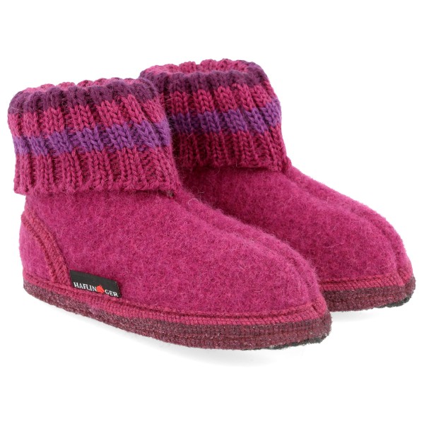 Haflinger - Kids Paul - Hüttenschuhe Gr 26 rosa von Haflinger