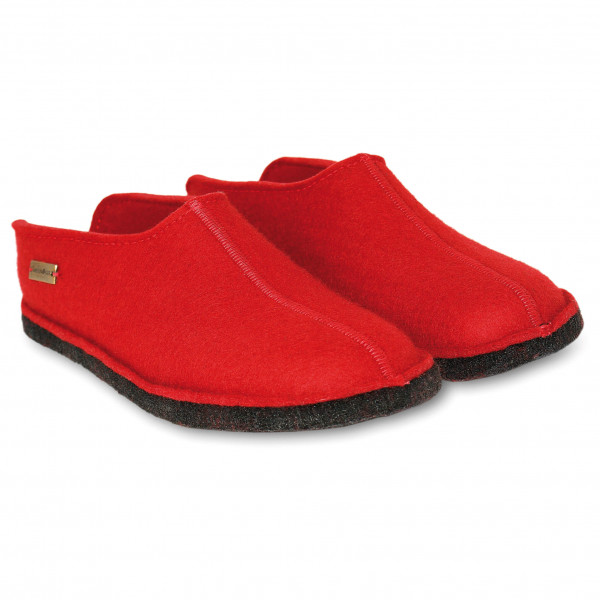 Haflinger - Smily - Hüttenschuhe Gr 38 rot von Haflinger