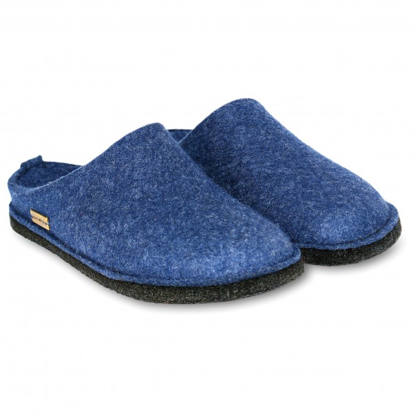 Haflinger - Soft - Hüttenschuhe Gr 38 blau von Haflinger