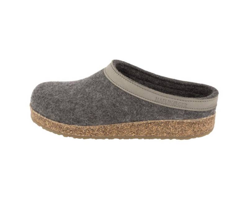 Haflinger Torben Grizzly Clog (1-tlg) Clogs - 100% reiner Wollfilz, Anatomisches Korkfußbett von Haflinger