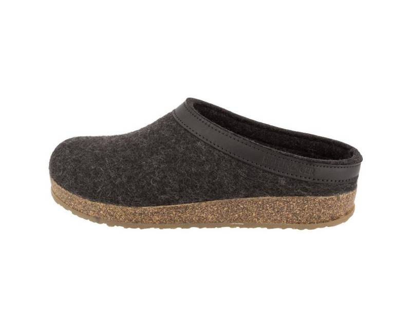 Haflinger Torben Grizzly Clog (1-tlg) Clogs - 100% reiner Wollfilz, Anatomisches Korkfußbett von Haflinger