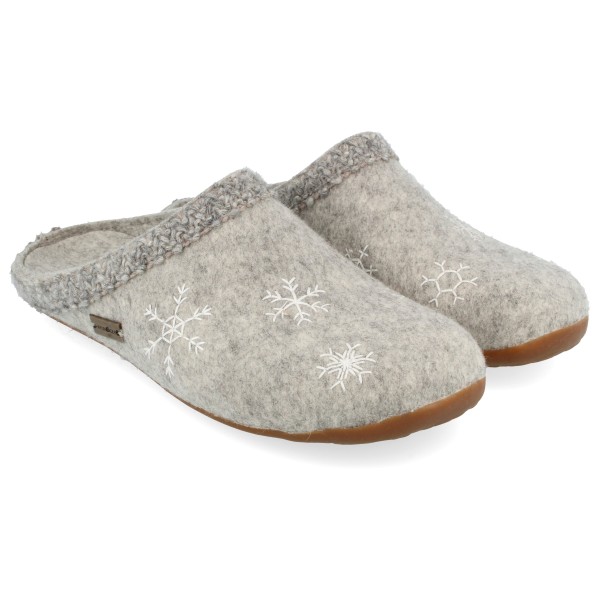 Haflinger - Women's Everest Snowflake - Hausschuhe Gr 42 grau von Haflinger