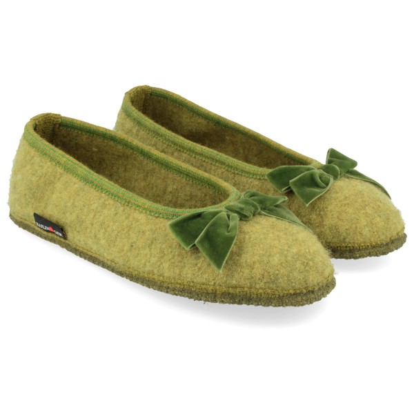 Haflinger - Women's Fiocco - Hüttenschuhe Gr 38 oliv von Haflinger
