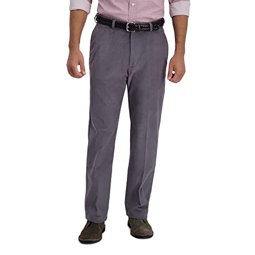 Haggar Herren Klassische Passform, Stretch-kord Unterhose, anthrazit, 34W / 34L von Haggar