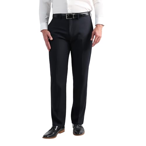 Haggar Herren Jmh Premium Wool Tailored Fit Flat Front Suit Separates Pant Anzughose, Marineblau, 34W / 32L Haggar Herren Jmh Premium Wool Tailored Fit Flat Front Suit Separates Pant Anzughose, Marineblau, 34W / 32L von Haggar