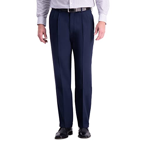 Haggar Herren Premium Comfort Stretch Classic Fit Anzughose Klassische Hose, Indigo/Mandala-Traum, 36W / 31L Haggar Herren Premium Comfort Stretch Classic Fit Anzughose Klassische Hose, Indigo/Mandala-Traum, 36W / 31L von Haggar