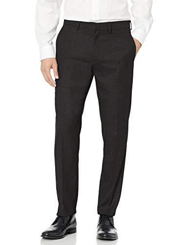 Haggar Herren Stretch Basketweave Slim Premium Flex Suit Separate Hose, anthrazit, 32W / 32L von Haggar