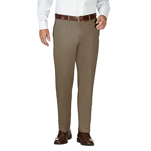 Haggar Herren Taille dress pants, Bark, 42W / 30L EU von Haggar