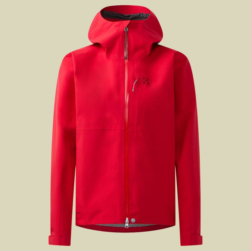 Front Proof II Jacket Women L rot - bright red von Haglöfs