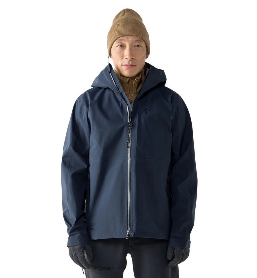 Haglöfs Allwetterjacke Front Proof II (wasserdicht, winddicht, 3-Lagen) dunkelblau Herren von Haglöfs
