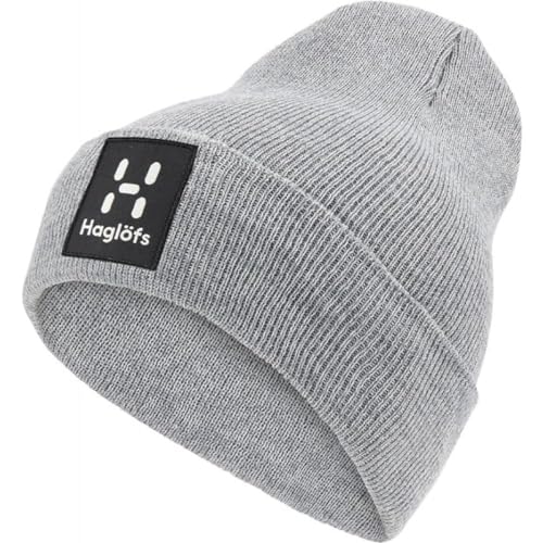 Haglöfs Unisex Aze Beanie Hat, Stone Grey mélange, Einheitsgröße von Haglöfs