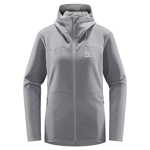 Haglöfs Damen Sportsweatjacke Willow grau/weiß M von Haglöfs