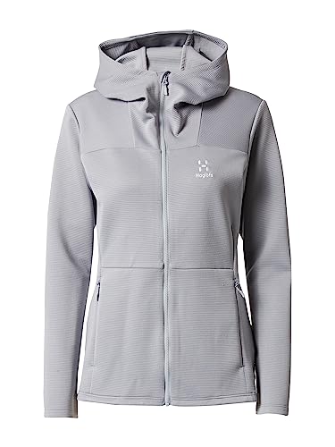 Haglöfs Damen Sportsweatjacke Willow grau/weiß S von Haglöfs