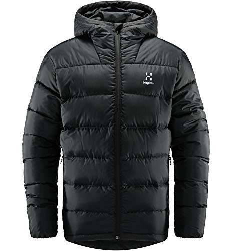 Haglöfs Daunenjacke Herren Bield Down Hood Insulating, atmungsaktiv, wasserabweisend True Black M M von Haglöfs