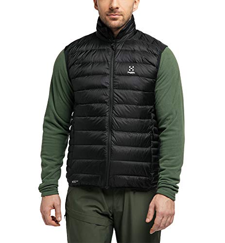Haglöfs Daunenweste Herren ROC Down Vest Insulating, atmungsaktiv, wasserabweisend True Black M M von Haglöfs