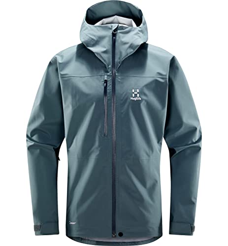 Haglöfs M Front Proof Jacket Blau - Atmungsaktive leichte Herren Proof™ Outdoorjacke, Größe XL - Farbe Steel Blue von Haglöfs