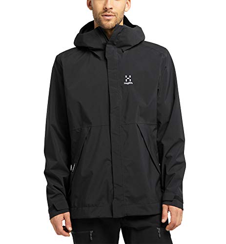 Haglöfs Hardshelljacke Herren Tjärn Jacket wasserdicht, Winddicht, atmungsaktiv True Black S S von Haglöfs