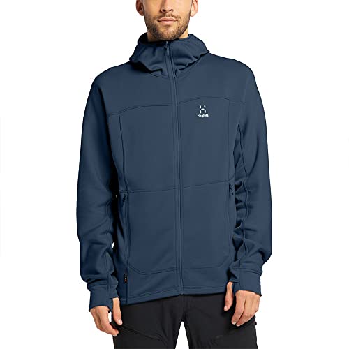 Haglöfs Herren Betula Hood Polarfleece, blau (tarn Blue), L von Haglöfs