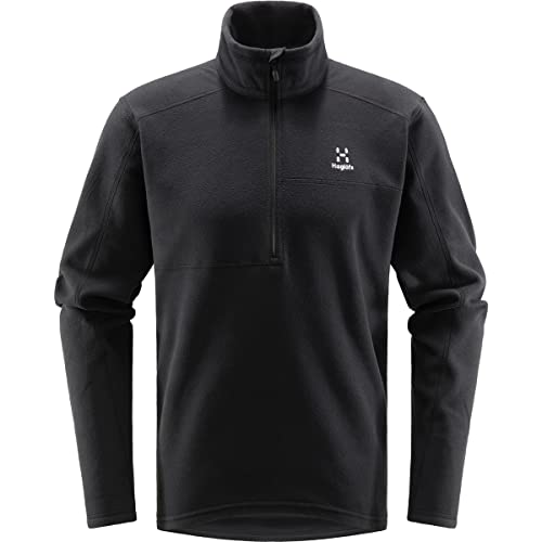 Haglöfs Herren Buteo 1/2 Zip Polarfleece, True Black, XL von Haglöfs