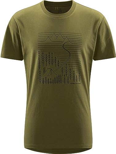 Haglöfs Herren Camp T-Shirt, Olive Green, M von Haglöfs