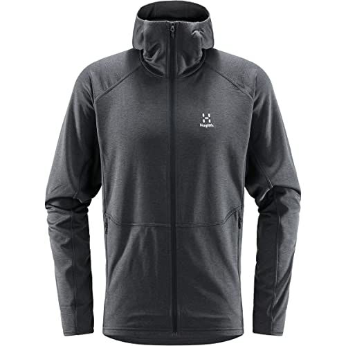 Haglöfs Herren Skuta Hood Polarfleece, Magnetite, XXL von Haglöfs