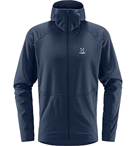 Haglöfs Herren Skuta Hood Polarfleece, blau (tarn Blue), M von Haglöfs