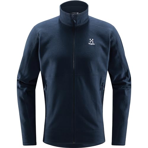 Haglöfs M Buteo Mid Jacket Blau - Atmungsaktiver warmer Herren Midlayer, Größe M - Farbe Tarn Blue von Haglöfs