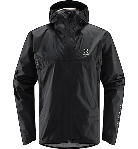 Haglöfs M L.i.m Gtx Ii Jacket Schwarz - Gore-Tex Wasserdichte atmungsaktive Herren Gore-Tex Hardshelljacke, Größe M - von Haglöfs