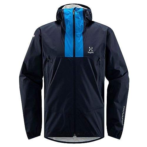 Haglöfs M L.i.m Proof Jacket Blau - Wasserdichte vielseitige Herren Proof™ Wetterschutzjacke, Größe L - Farbe Tarn Blue von Haglöfs