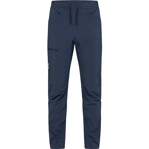 Haglöfs M ROC Lite Slim Pant Blau - Leichte elastische Herren Kletterhose, Größe 48 - Regular - Farbe Tarn Blue von Haglöfs