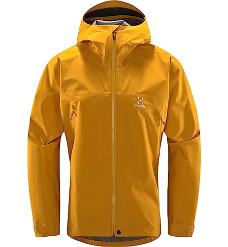 Haglöfs M Roc Gtx Jacket Gelb - Gore-Tex Robuste atmungsaktive Herren Gore-Tex Wetterschutzjacke, Größe XL - Farbe Su von Haglöfs