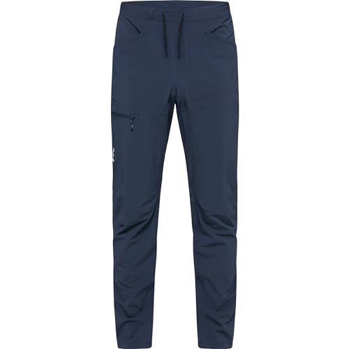 Haglöfs M ROC Lite Slim Pant Blau - Leichte elastische Herren Kletterhose, Größe 52 - Regular - Farbe Tarn Blue von Haglöfs