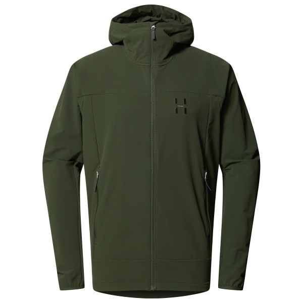 Haglöfs - Rosson Softshell Hood - Softshelljacke Gr L oliv von Haglöfs