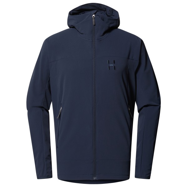 Haglöfs - Rosson Softshell Hood - Softshelljacke Gr M blau von Haglöfs