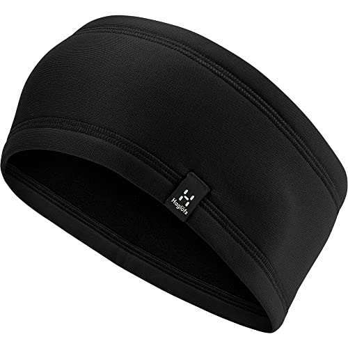 Haglöfs Unisex Fanatic Headband Stirnband, True Black, Einheitsgröße von Haglöfs