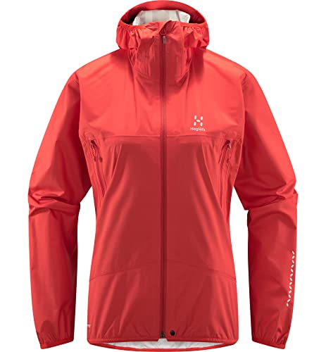 Haglöfs W L.i.m Proof Jacket Rot - Vielseitige atmungsaktive Damen Proof™ Shelljacke, Größe M - Farbe Poppy Red von Haglöfs