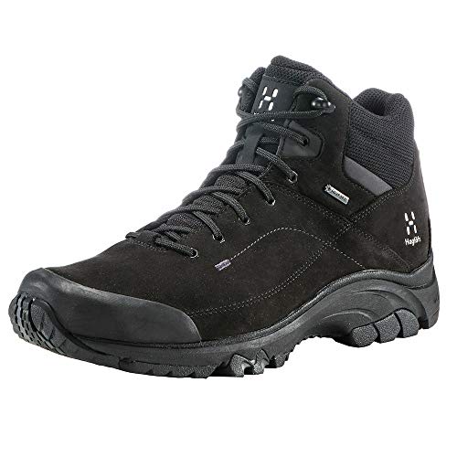 Haglöfs Wanderschuhe Herren Ridge Mid GT wasserdicht, atmungsaktiv, dämpfend, Abriebfest, griffig True Black 9 43 1/3 von Haglöfs