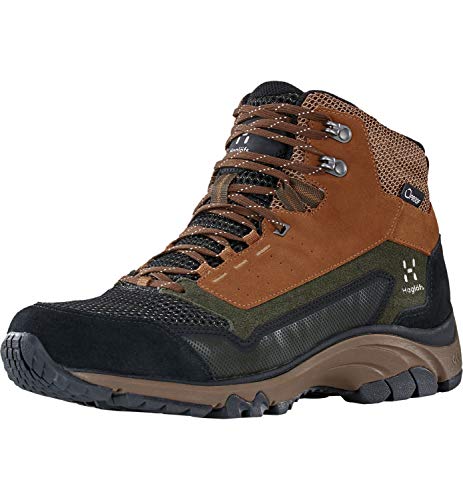 Haglöfs Wanderschuhe Herren Skuta Mid Proof Eco wasserdicht, dämpfend, Abriebfest Oak/Deep Woods 8 42 von Haglöfs