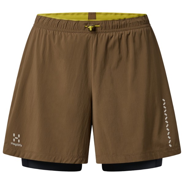 Haglöfs - Women's L.I.M Tempo Trail 2-In-1 Shorts - Laufshorts Gr S braun von Haglöfs
