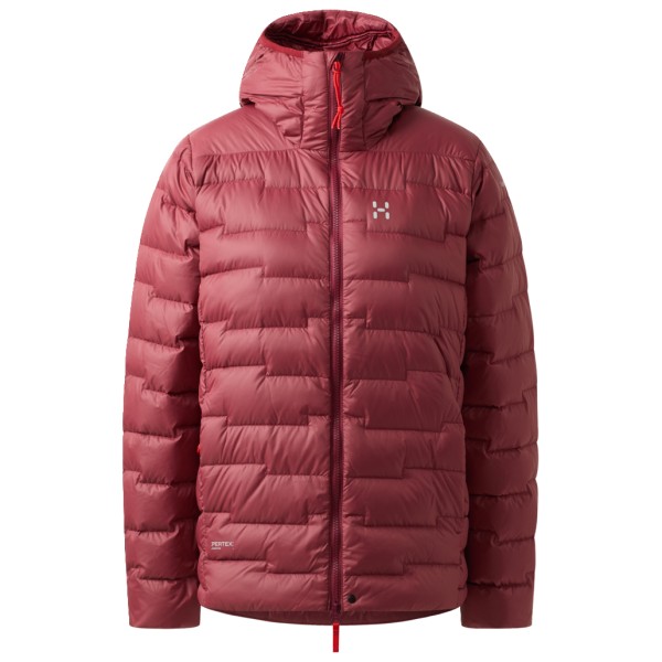 Haglöfs - Women's ROC Flash Down Hood - Daunenjacke Gr XS rot von Haglöfs