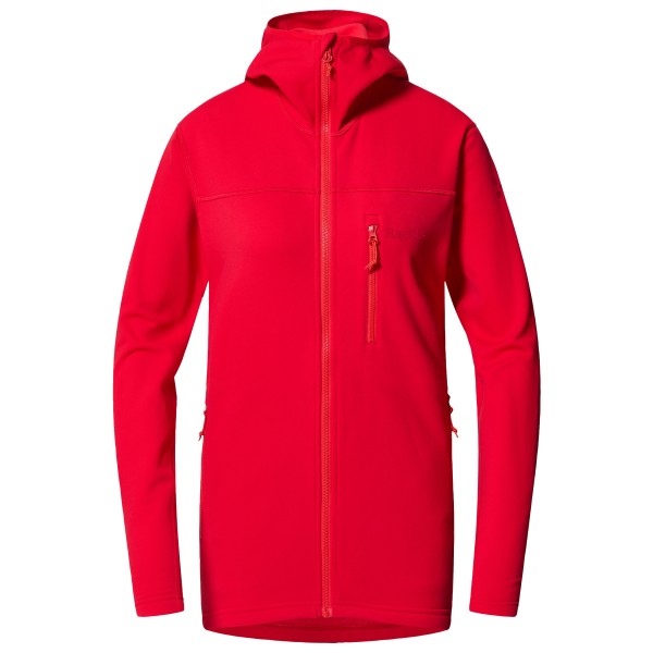 Haglöfs - Women's Rosson Mid Hood - Fleecejacke Gr XS rot von Haglöfs