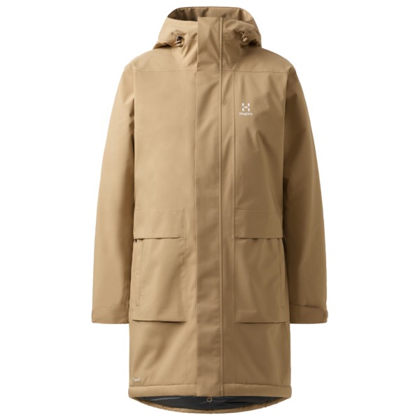 Haglöfs - Women's Salix Proof Mimic II Parka - Parka Gr L beige/braun von Haglöfs