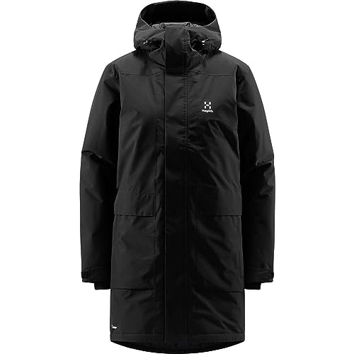 Haglofs Damen Salix Proof Mimic Parka Jacke, True Black, 38 von Haglöfs